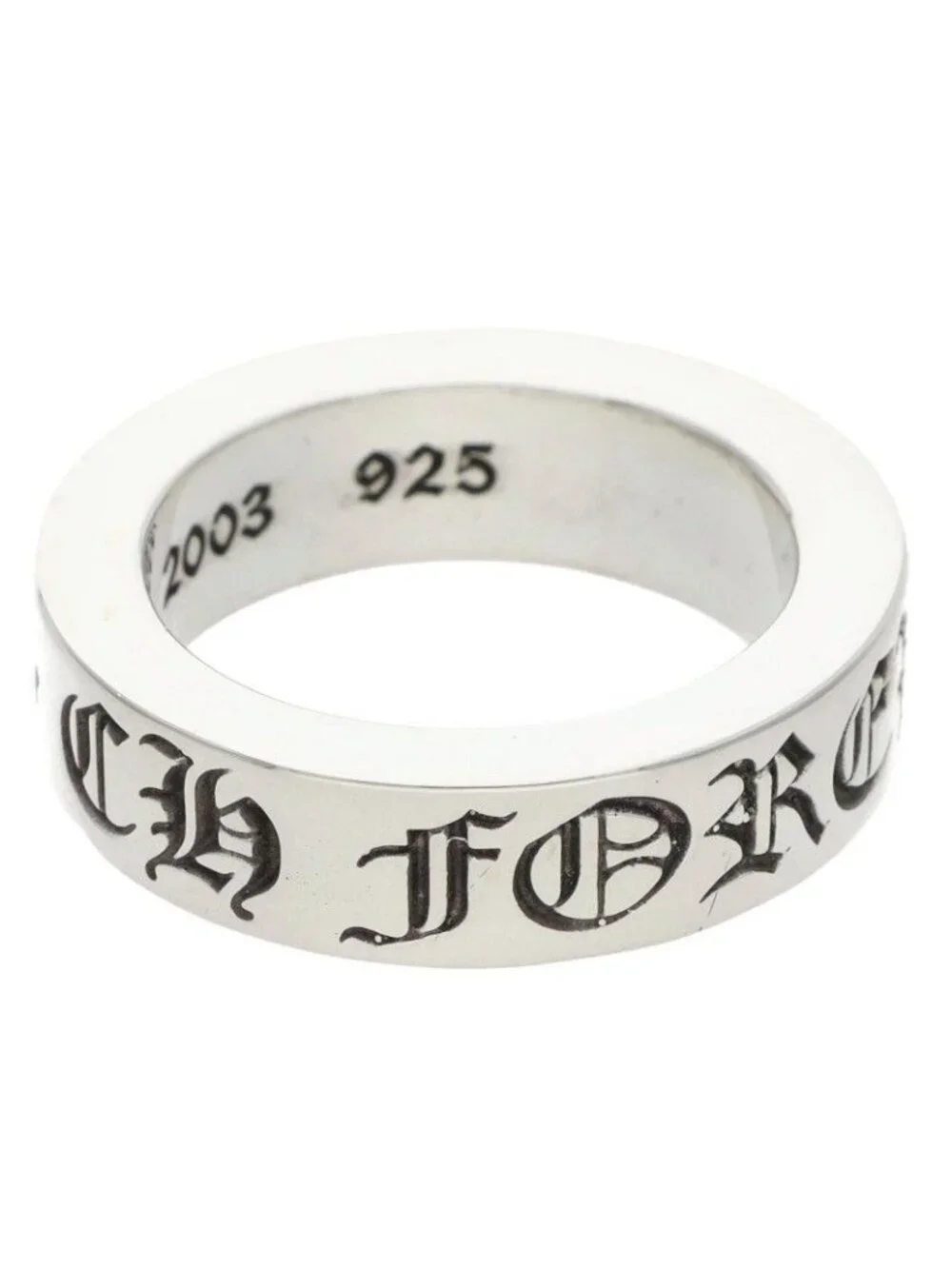 Chrome Hearts Spacer Forever Silver Ring
